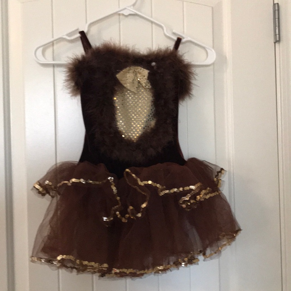 Little girls ballet recital dog costume